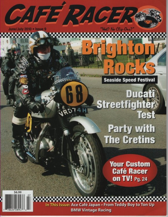 Cafe Racer, June - July 2010 Issue 9; Inside: the New Norton
