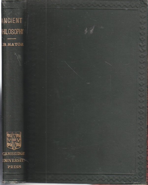 A Sketch of Ancient Philosophy from Thales to Cicero