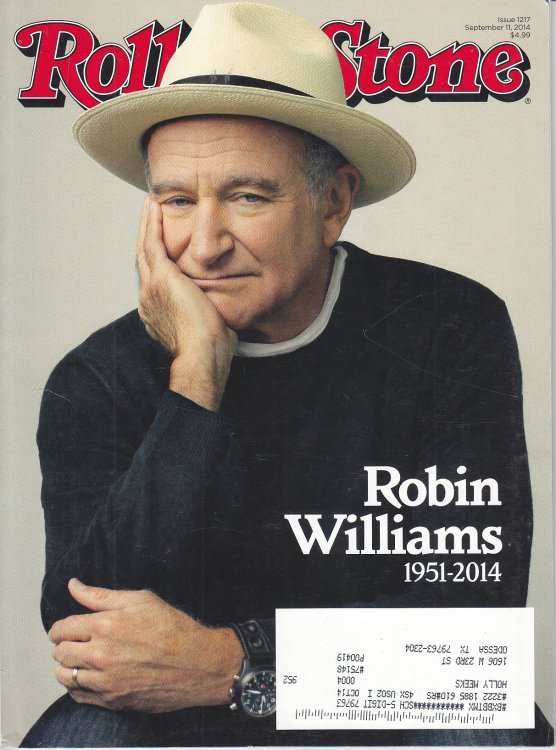 Robin Williams 1951-2014 Rolling Stone Magazine September 11, 2014