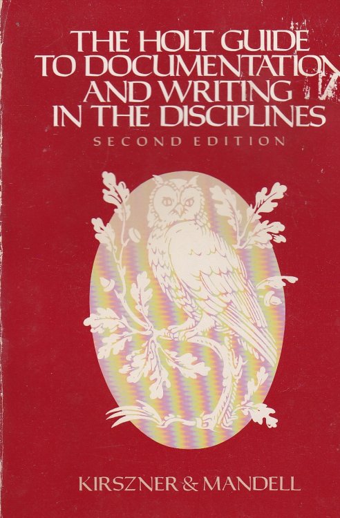 Holt Guide to Documentation and Writing in the Disciplines