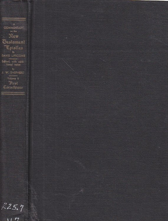 A Commentary on the New Testament Epistles Volume II First Corinthians