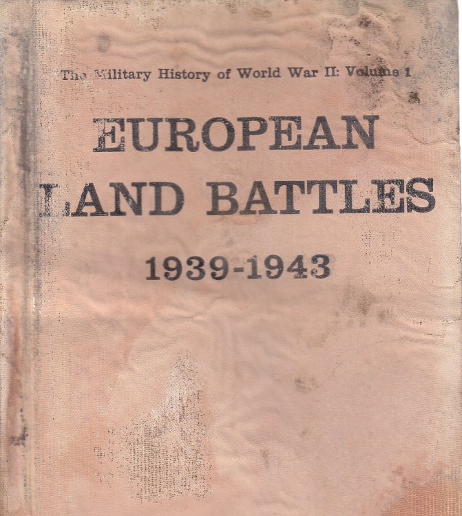 European Land Battles 1939-1943