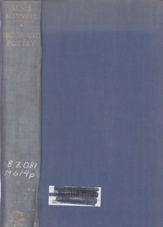 Prose and Poetry Centenary Volume