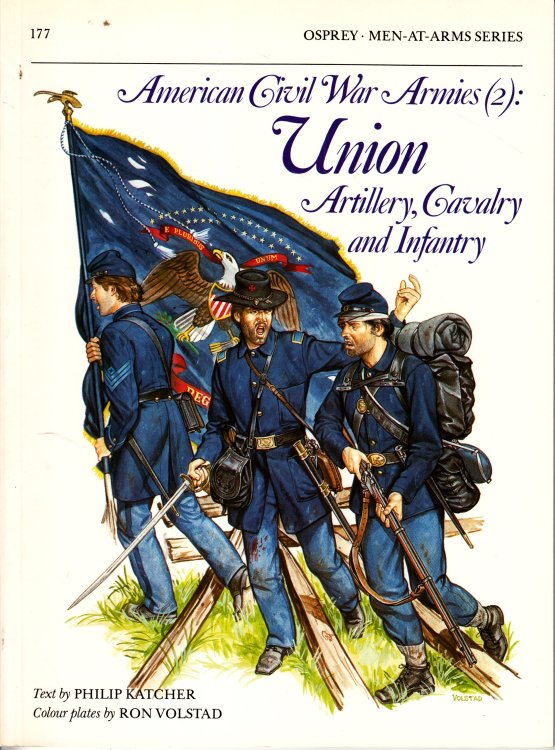 American Civil War Armies (2) Union Artillery, Cavalry and Infantry