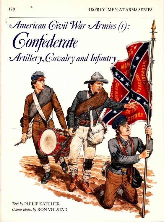 American Civil War Armies (1) Confederat Artillery, Cavalry and Infantry