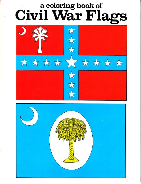 Civil War Flags Coloring Book
