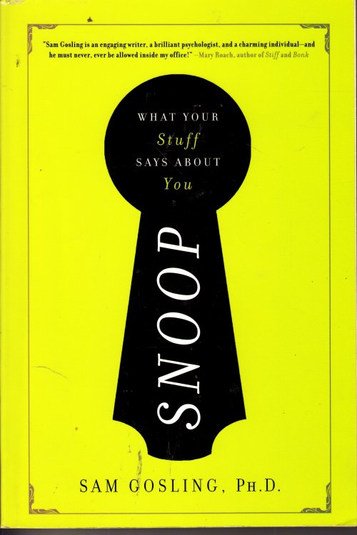 Snoop What Your Stuff Says about You