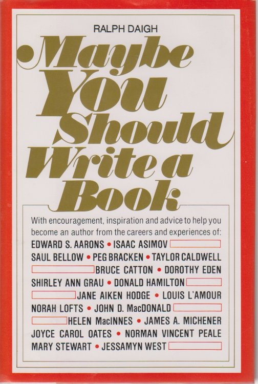 Image for Maybe You Should Write a Book Maybe You Should Write a Book