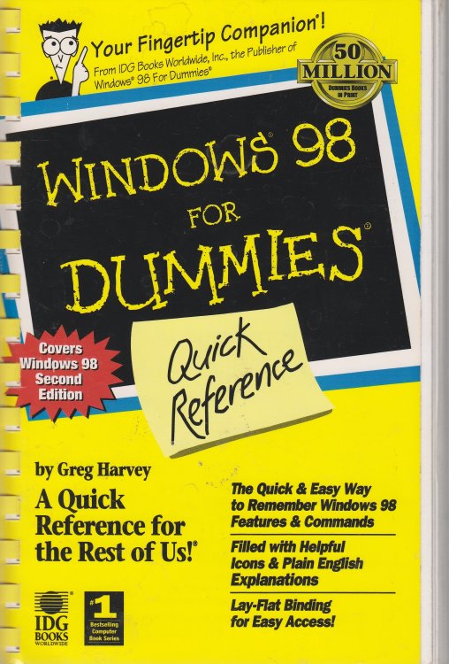 Windows 98 for Dummies Quick Referenc