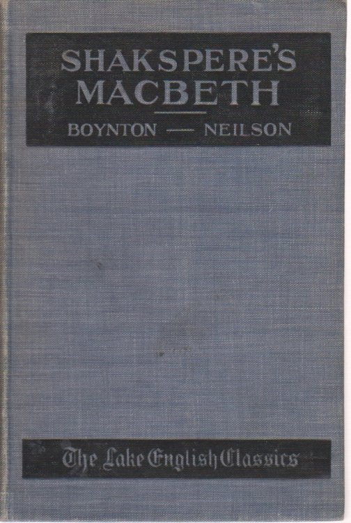 Shakespere's Macbeth The Lake English Classics