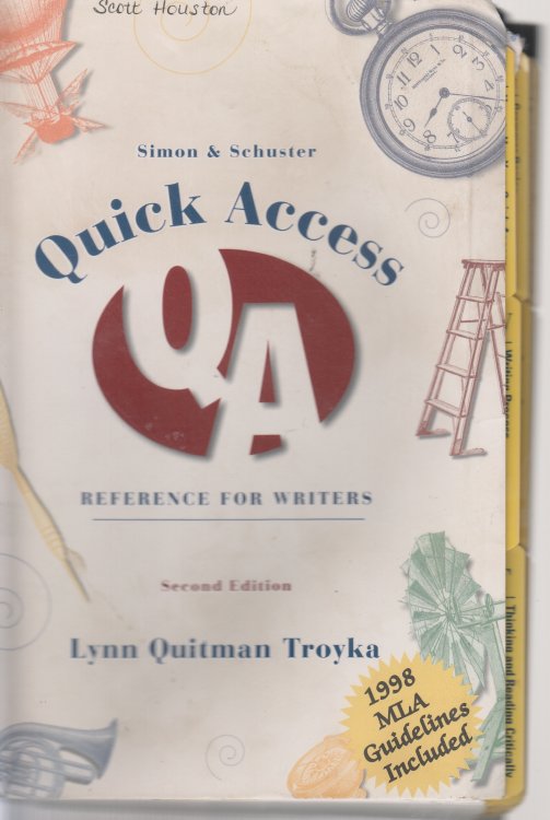 Simon & Schuster Quick Access Reference for Writers 1998 MLA Update Edition
