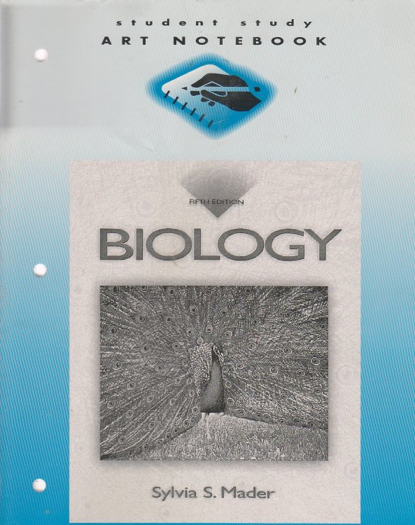 Biology Student Study Art Notebook