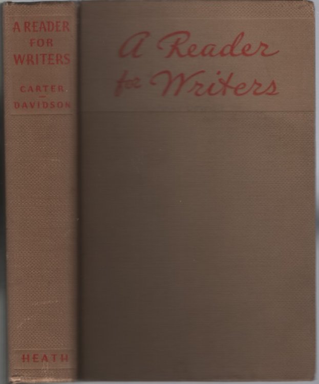 A Reader for Writers