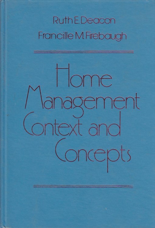 Home Management Context and Concepts