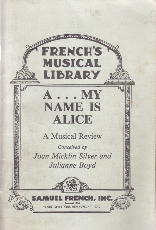 A-- My Name is Alice A Musical Review