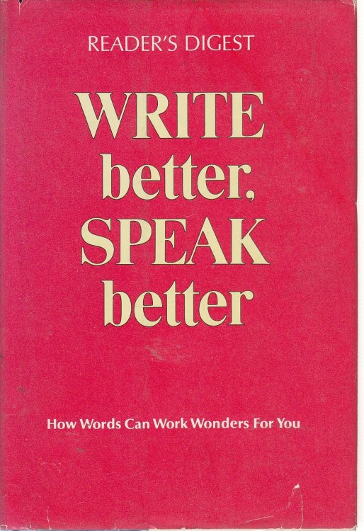 Reader's Digest Write Better, Speak Better