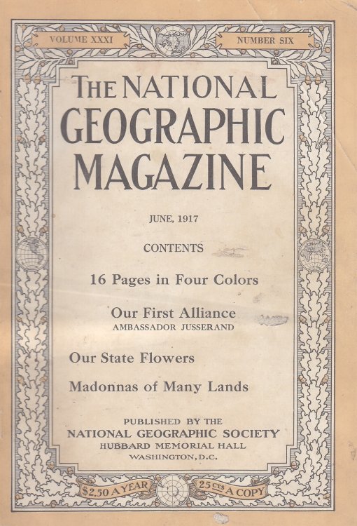 The National Geographic Magazine - June 1917 - Volume XXXI, Number Six