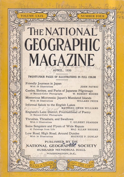 National Geographic Magazine - April 1936 - Volume LXIX, Number Four