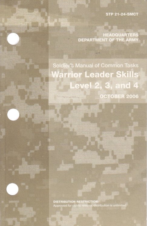 Image for Soldier's Manual of Common Tasks, Warrior Leader Skills Level 2, 3, and 4 Stp 21-24-Smct Soldier's Manual of Common Tasks, Warrior Leader Skills Level 2, 3, and 4 Stp 21-24-Smct