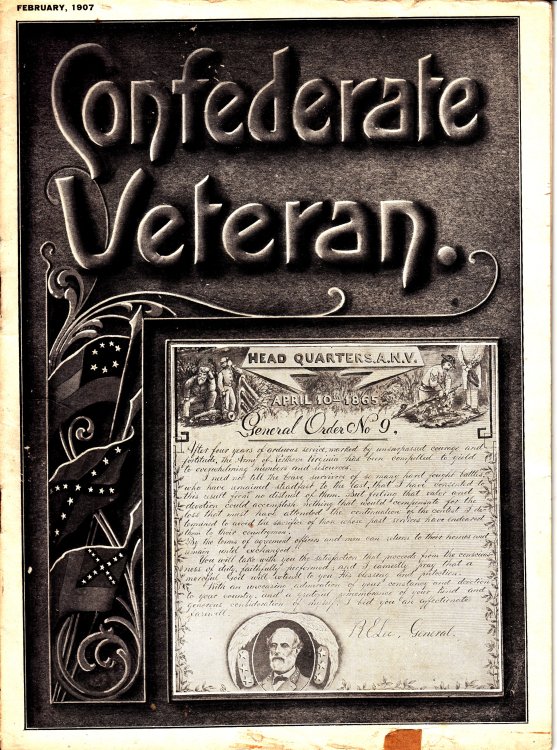 Confederate Veteran; Volume 15 February 1907 No 2 General Order No. 9, April 10, 1865