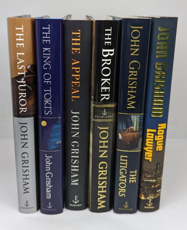 John Grisham Six Hardcover Firsts Lot