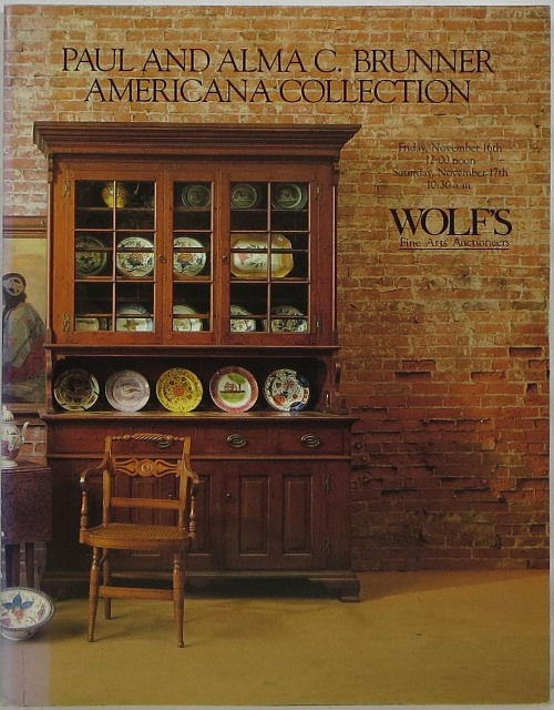 Paul and Alma C. Brunner Americana Collection, November 16 & 17 1990