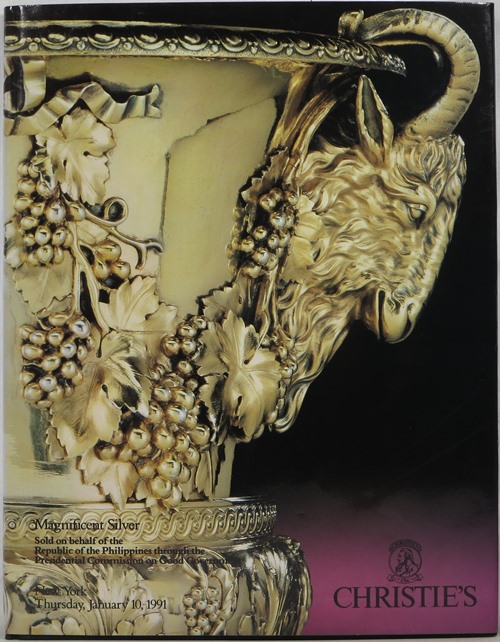 Magnificent Silver, Sold on Behalf of the Republic of the Philippines through the Presidential Commission on Good Government, New York, January 10, 1991