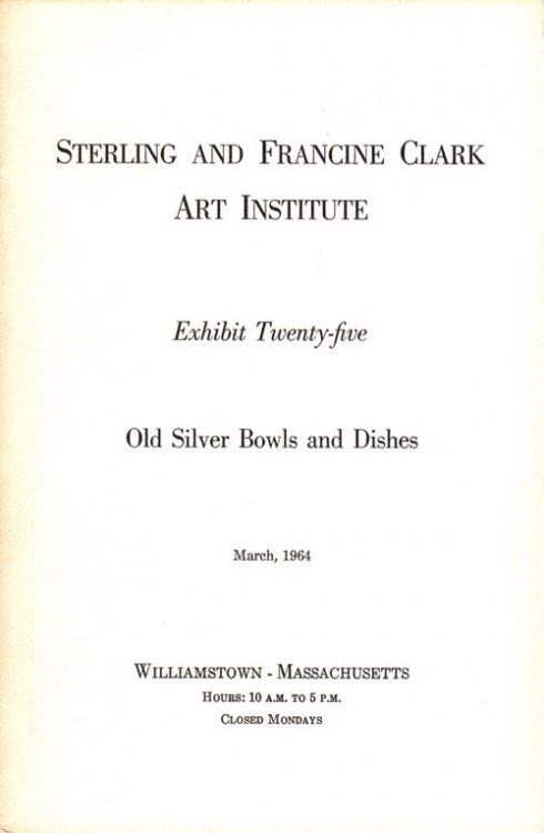 Old Silver Bowls and Dishes (Exhibit Twenty-five)