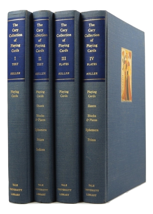 A Catalogue of The Cary Collection of Playing Cards in the Yale University Library, 4 volumes