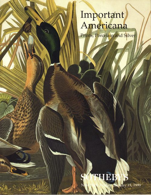 Important Americana: Prints, Porcelain and Silver, New York, January 15, 1999 (Sale 7254)