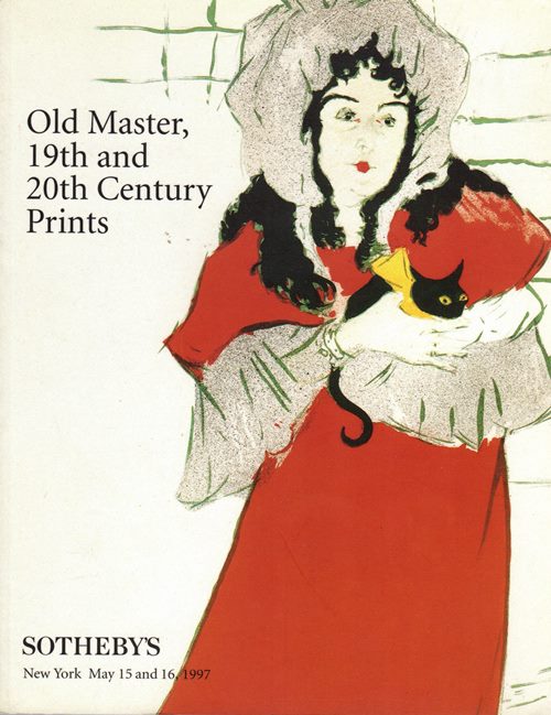 Old Master, 19th and 20th Century Prints, New York, May 15 and 16, 1997 (Sale 6987)