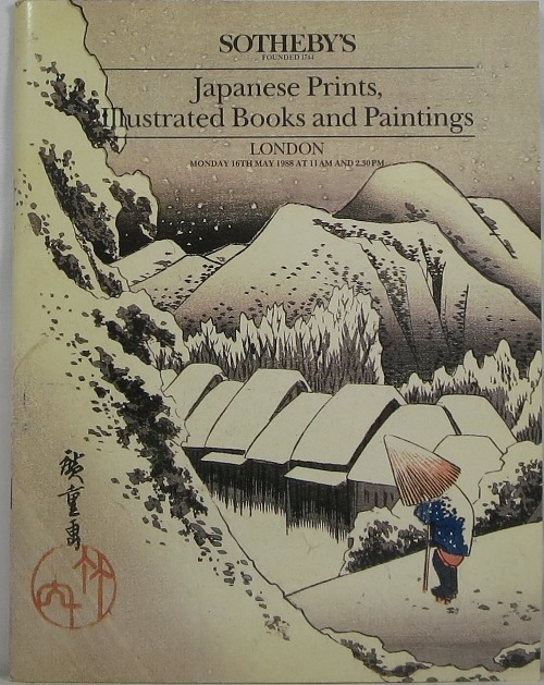 Japanese Prints, Illustrated Books and Paintings, London, 16th May, 1988