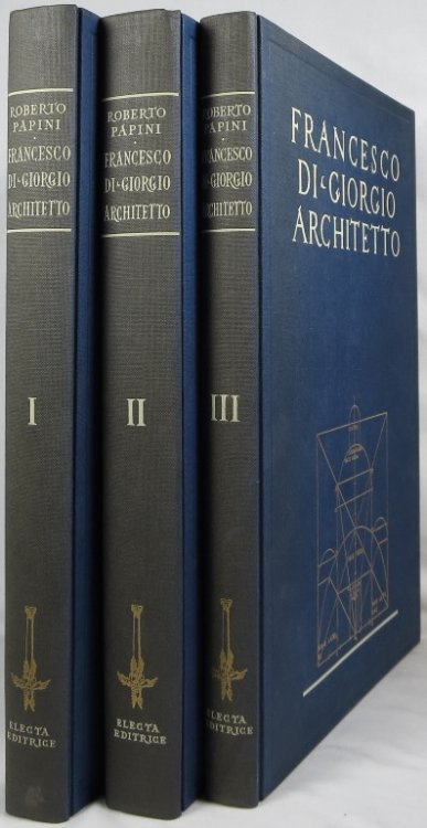 Francesco di Giorgio Architetto, 3 volume set