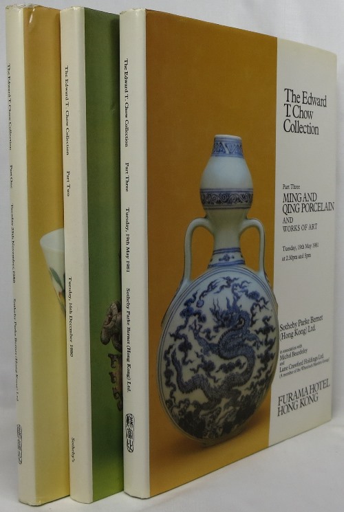 The Edward T. Chow Collection, 3 Volume Set -- Part One: Ming and Qing Porcelain; Part Two: Early Chinese Ceramics and Ancients Bronzes; Part Three: Ming and Qing Porcelain and Works of Art