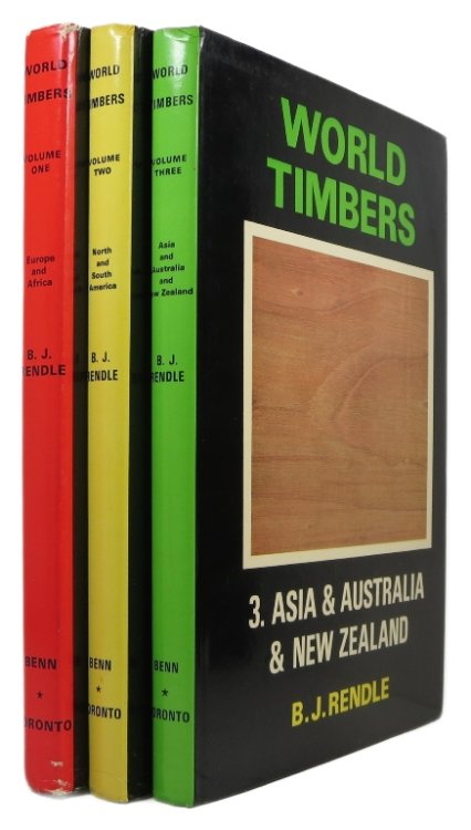 World Timbers, 3 volumes: 1. Europe & Africa, 2. North & South America, 3. Asia & Australia & New Zealand