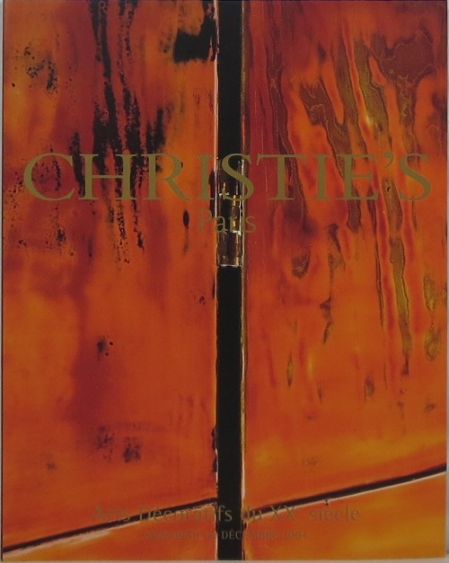 Arts Dcoratifs du XXe Sicle, 1er Dcembre 2004