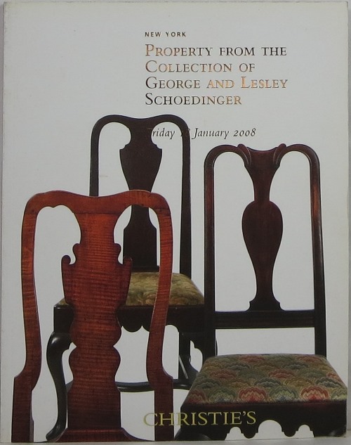 Property from the Collection of George and Lesley Schoedinger, New York, January 18, 2008