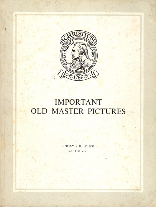 Important Old Master Pictures, London, 9 July 1982 (Sale 2447)