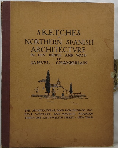 Sketches of Northern Spanish Architecture in Pen, Pencil and Wash