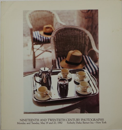 Nineteenth and Twentieth Century Photographs, New York, May 19 and 20, 1980 (Sale 4382)
