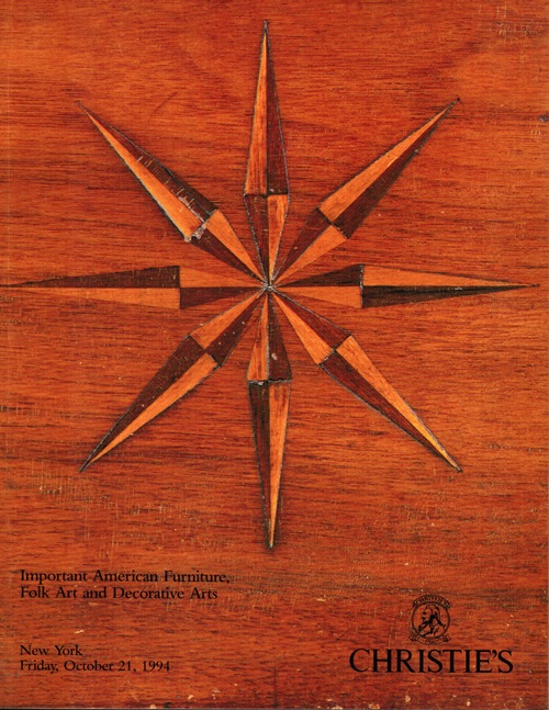 Important American Furniture, Folk Art and Decorative Arts, New York, October 21, 1994 (Sale 7980)
