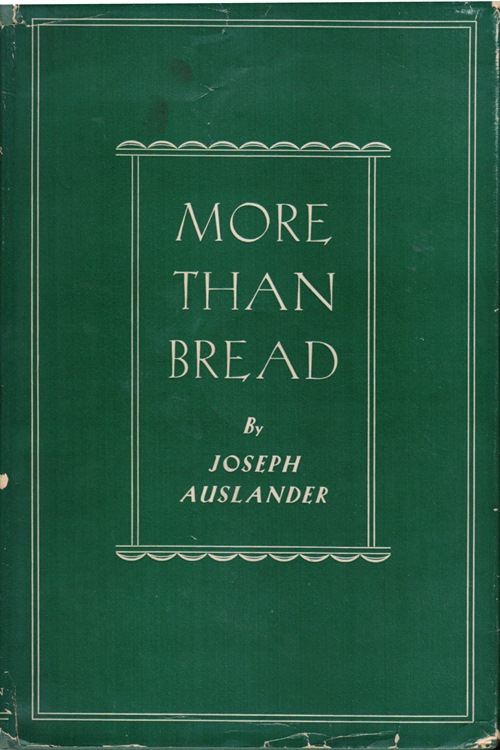 More Than Bread: A Book of Poems