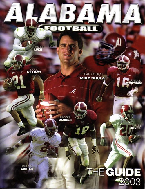 Alabama Football Media Guide 2003