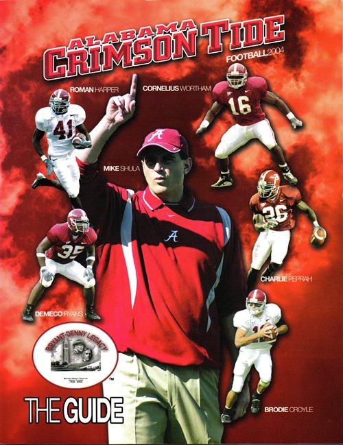 Alabama Football Media Guide 2004