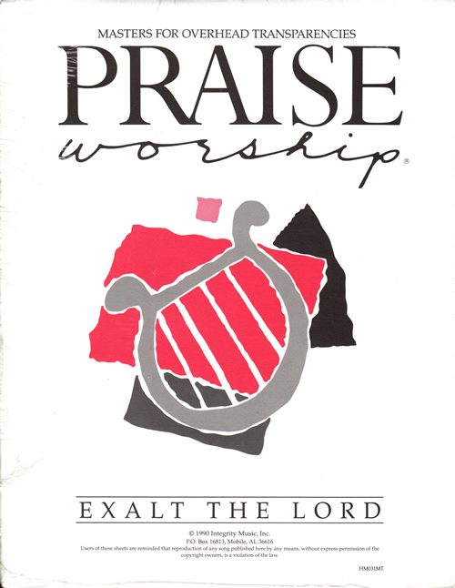 Praise Worship Masters for Overhead Transparencies: Exalt the Lord (HM031MT)