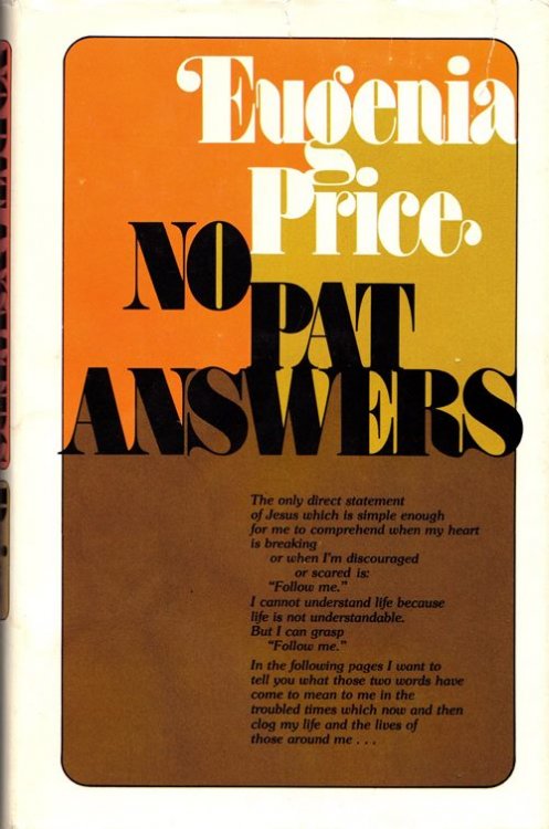 No Pat Answers