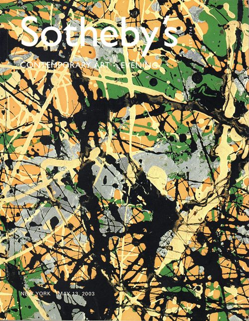 Contemporary Art, Evening, New York, May 13, 2003 (Sale N07898)