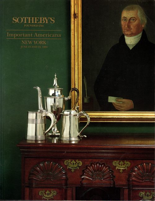 Important Americana, New York, June 23 and 24, 1994 (Sale 6589)
