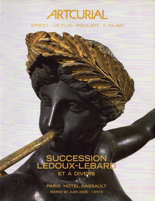 Succession Ledoux-Lebard: Collection d'un Amateur et Divers - Tableaux Anciens et du XIX Sicle, Argenterie, Objets d'Art et Bel Ameublement du XVIII et XIX Sicles, Paris, 20 June 2006 (Sale 1020)