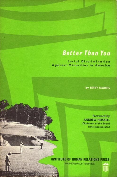 Better Than You: Social Discrimination Against Minorities in America